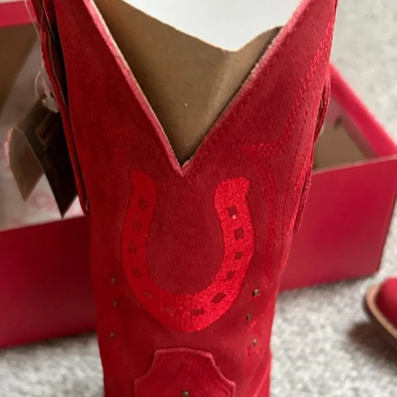 Dingo Hallmark by Opry Red Western Boots size 9 - Picture 7 of 8